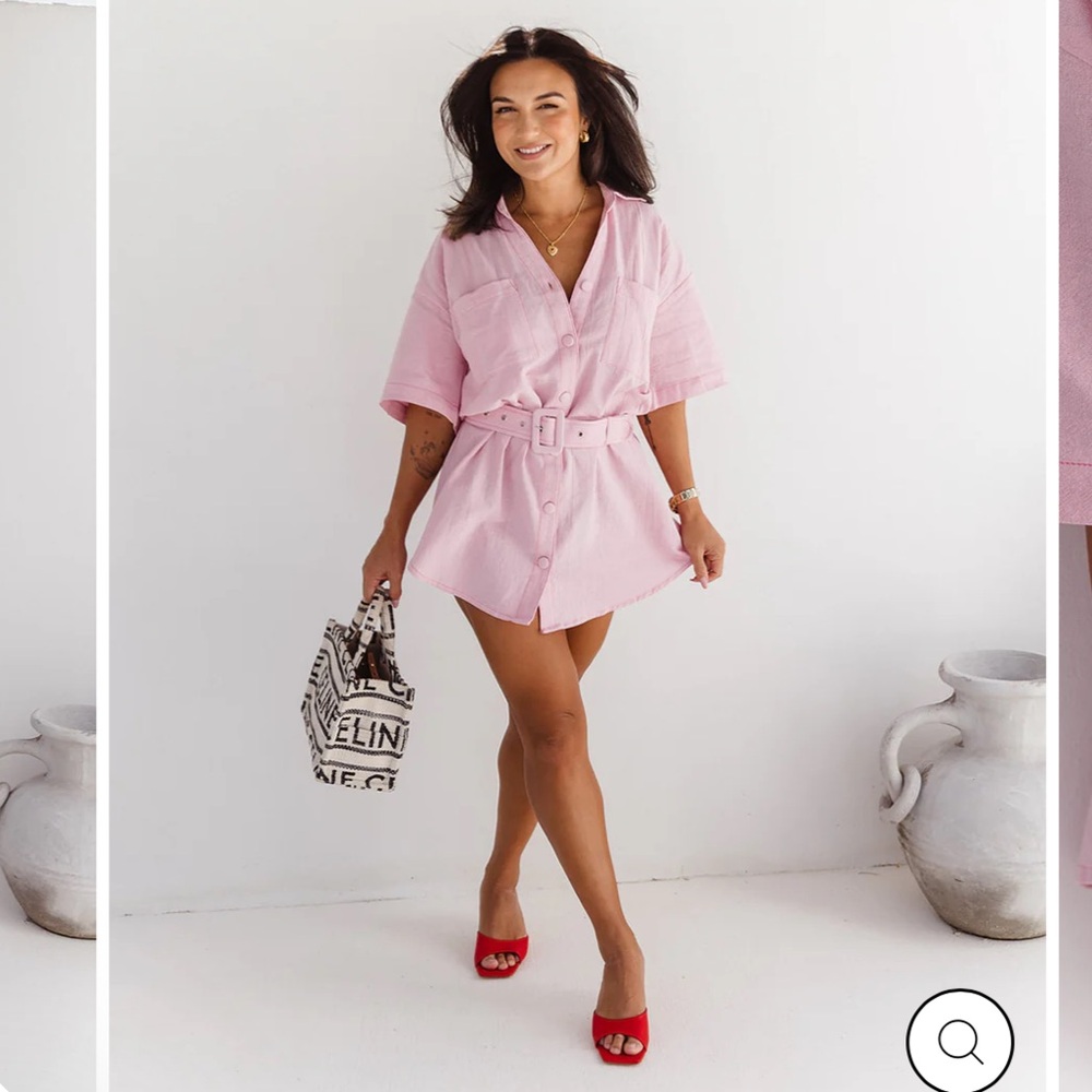 Shirt Dress with Belt